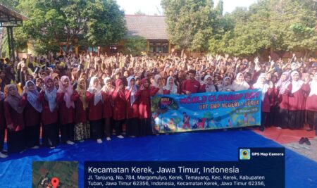 UPT SMP Negeri 1 Kerek Gelar World Cleanup Day 2025, Dukung Indonesia Bersih 2029